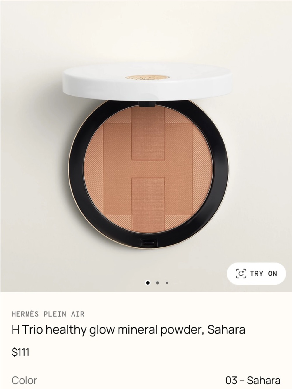 H Trio Healthy Glow Mineral Powder REFILL ONLY! - Sahara (03)